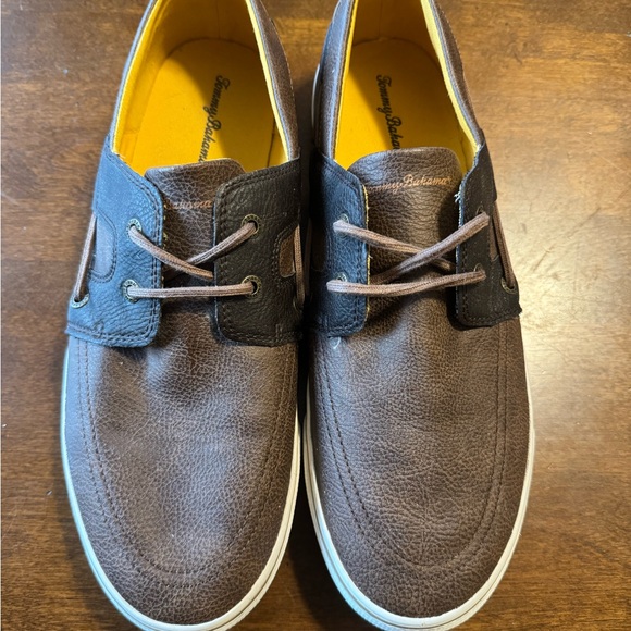 Tommy Bahama Brown Leather Men´s Shoes